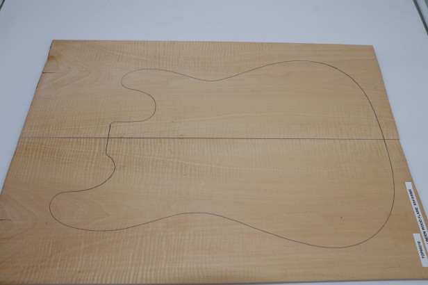 Lipa fala flame linden lime tree basswood drewniany top na gitarę guitar top