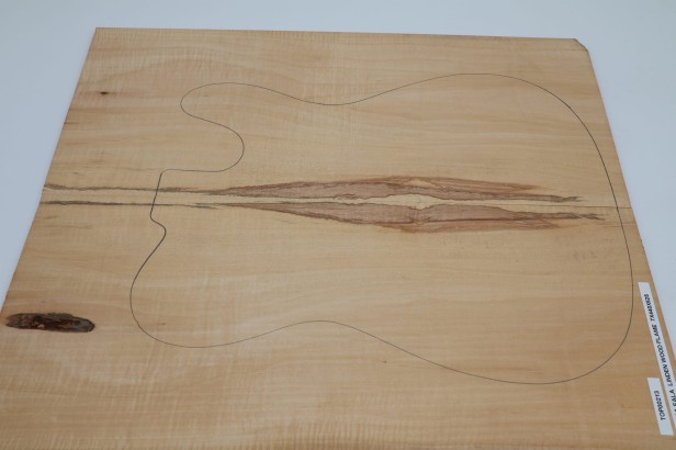 Lipa fala flame linden lime tree basswood drewniany top na gitarę guitar top