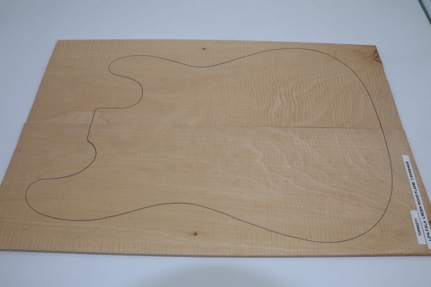 Lipa fala flame linden lime tree basswood drewniany top na gitarę guitar top