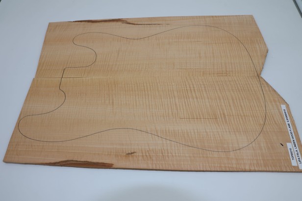 Lipa fala flame linden lime tree basswood drewniany top na gitarę guitar top