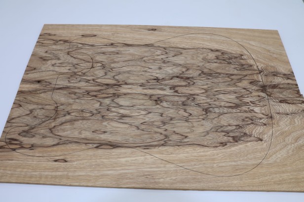 Czarna Limba Black Limba drewniany top na gitarę guitar top