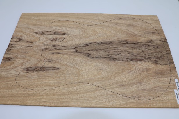 Czarna Limba Black Limba drewniany top na gitarę guitar top