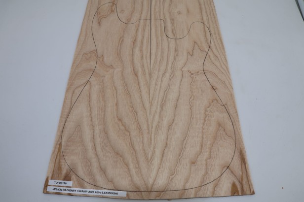 Jesion bagienny Swamp Ash USA drewniany top na gitarę guitar top