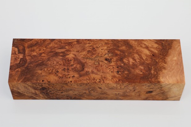 Lipa czeczot burl linden lime tree basswood stabilizowane drewno na rękojeść noża stabilized wood for knife