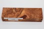 Lipa czeczot burl linden lime tree basswood stabilizowane drewno na rękojeść noża stabilized wood for knife