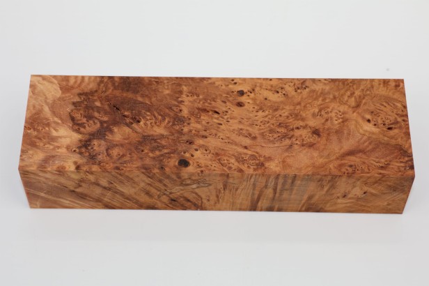 Lipa czeczot burl linden lime tree basswood stabilizowane drewno na rękojeść noża stabilized wood for knife