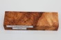 Lipa czeczot burl linden lime tree basswood stabilizowane drewno na rękojeść noża stabilized wood for knife