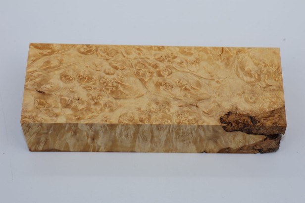 Klon jesionolistny czeczot stabilizowany drewno na biżuterię / rękojeść noża