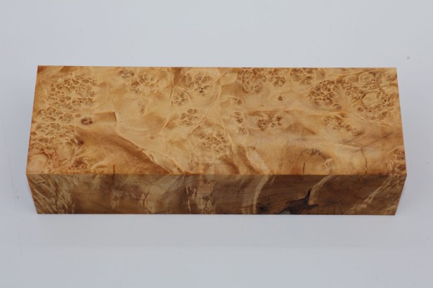 Klon jesionolistny czeczot stabilizowany drewno na biżuterię / rękojeść noża