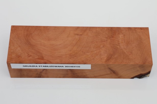 Gruszka stabilizowane drewno na rękojeść noża