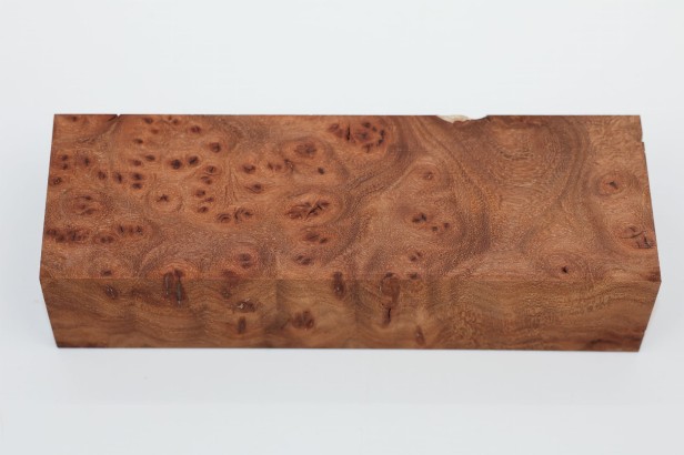 Wiąz Kaukaski Caucasian Elm czeczot burl stabilizowane drewno na rękojeść noża stabilized wood for knifes