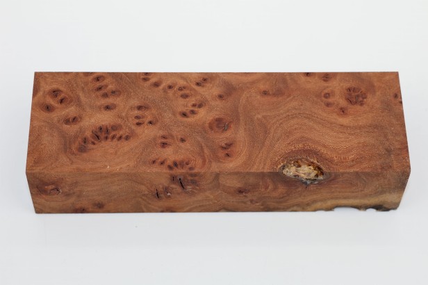 Wiąz Kaukaski Caucasian Elm czeczot burl stabilizowane drewno na rękojeść noża stabilized wood for knifes