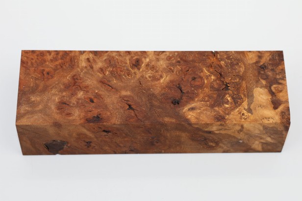Wiąz Kaukaski Caucasian Elm czeczot burl stabilizowane drewno na rękojeść noża stabilized wood for knifes