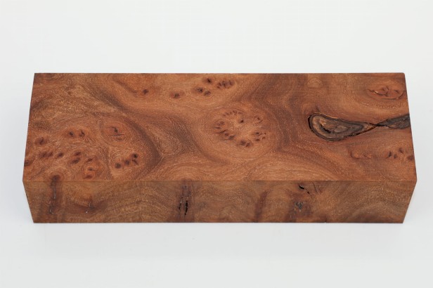Wiąz Kaukaski Caucasian Elm czeczot burl stabilizowane drewno na rękojeść noża stabilized wood for knifes