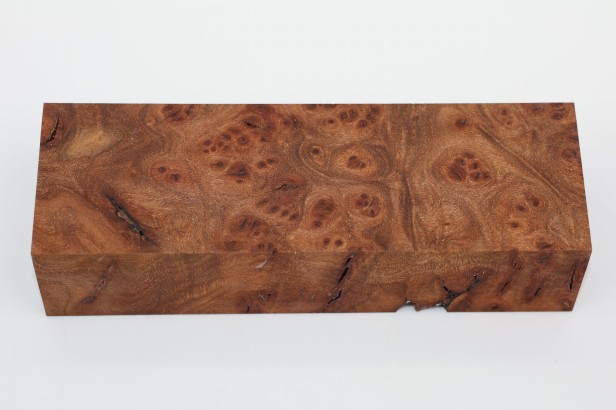 Wiąz Kaukaski Caucasian Elm czeczot burl stabilizowane drewno na rękojeść noża stabilized wood for knifes