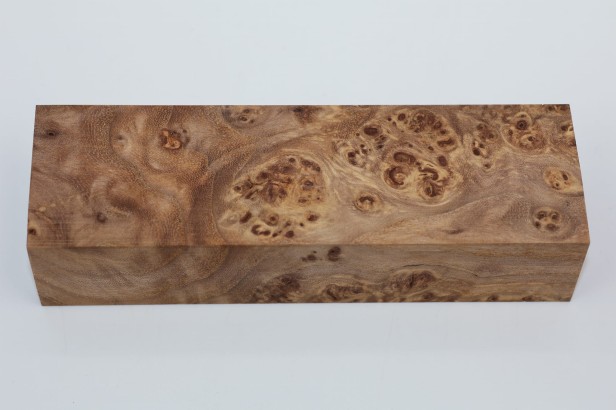 Wiąz Kaukaski Caucasian Elm czeczot burl stabilizowane drewno na rękojeść noża stabilized wood for knifes