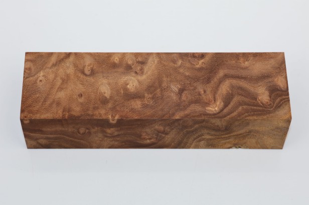 Wiąz Kaukaski Caucasian Elm czeczot burl stabilizowane drewno na rękojeść noża stabilized wood for knifes