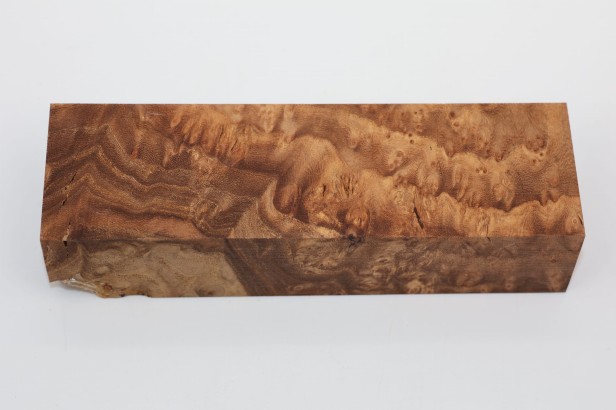Wiąz Kaukaski Caucasian Elm czeczot burl stabilizowane drewno na rękojeść noża stabilized wood for knifes