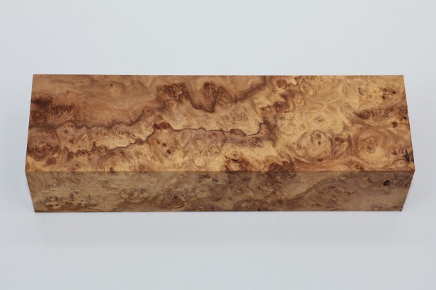 Wiąz Kaukaski Caucasian Elm czeczot burl stabilizowane drewno na rękojeść noża stabilized wood for knifes