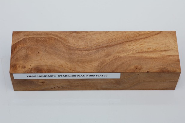 Wiąz Kaukaski Caucasian Elm stabilizowane drewno na rękojeść noża stabilized wood for knifes