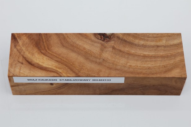 Wiąz Kaukaski Caucasian Elm stabilizowane drewno na rękojeść noża stabilized wood for knifes