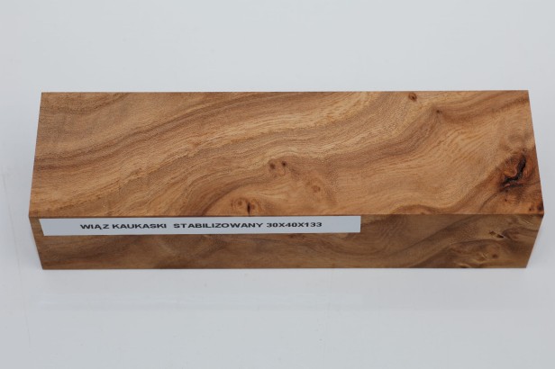 Wiąz Kaukaski Caucasian Elm stabilizowane drewno na rękojeść noża stabilized wood for knifes