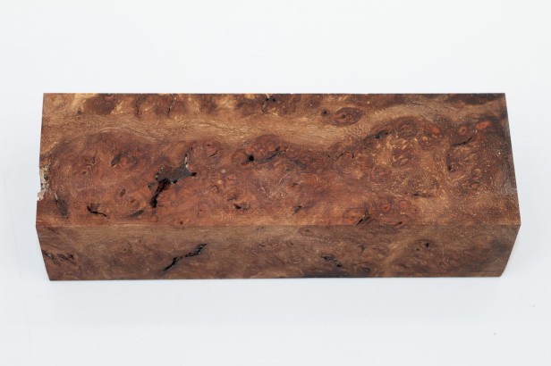 Wiąz Kaukaski Caucasian Elm czeczot burl stabilizowane drewno na rękojeść noża stabilized wood for knifes