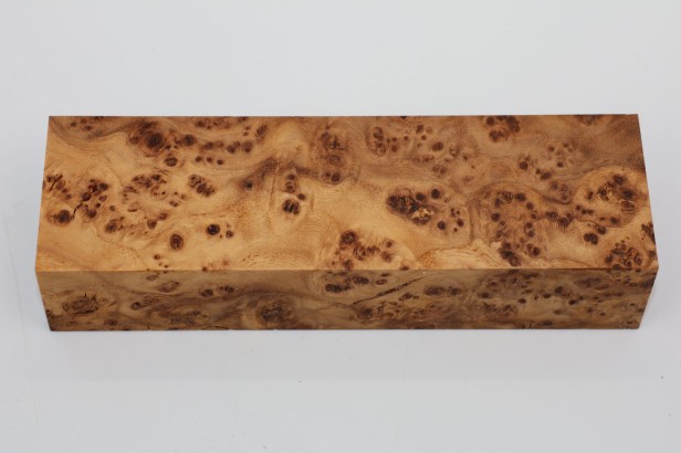 Wiąz Kaukaski Caucasian Elm czeczot burl stabilizowane drewno na rękojeść noża stabilized wood for knifes