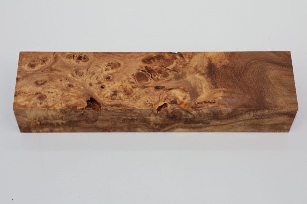 Wiąz Kaukaski Caucasian Elm czeczot burl stabilizowane drewno na rękojeść noża stabilized wood for knifes