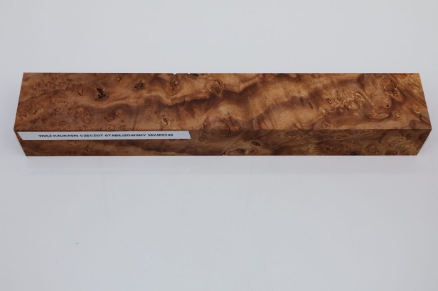 Wiąz Kaukaski Caucasian Elm czeczot burl stabilizowane drewno na rękojeść noża stabilized wood for knifes