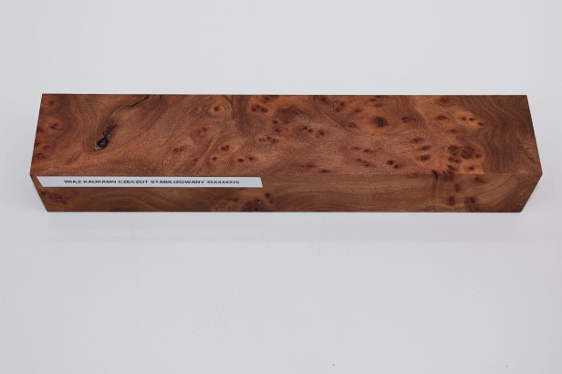 Wiąz Kaukaski Caucasian Elm czeczot burl stabilizowane drewno na rękojeść noża stabilized wood for knifes