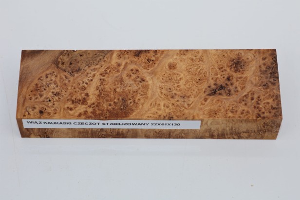 Wiąz Kaukaski Caucasian Elm czeczot burl stabilizowane drewno na biżuterię stabilized wood for jewelry