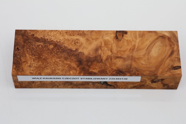 Wiąz Kaukaski Caucasian Elm czeczot burl stabilizowane drewno na biżuterię stabilized wood for jewelry