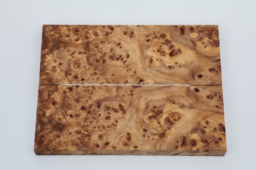 Wiąz Kaukaski Caucasian Elm czeczot burl stabilizowane drewno na rękojeść noża okładki drewniane stabilized wood for knifes