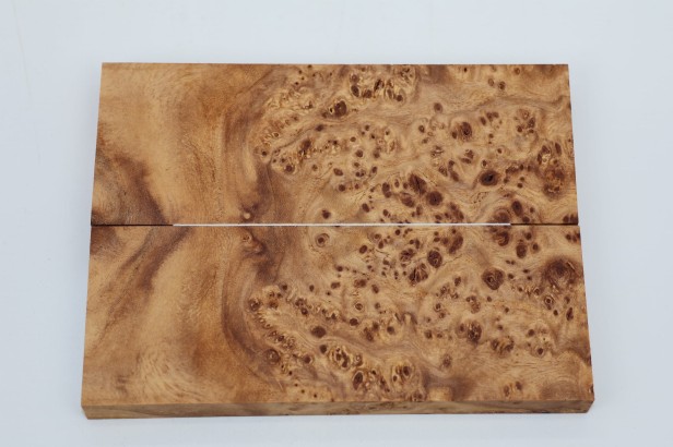 Wiąz Kaukaski Caucasian Elm czeczot burl stabilizowane drewno na rękojeść noża okładki drewniane stabilized wood for knifes