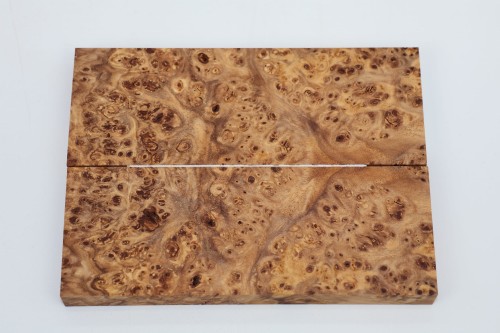 Wiąz Kaukaski Caucasian Elm czeczot burl stabilizowane drewno na rękojeść noża okładki drewniane stabilized wood for knifes