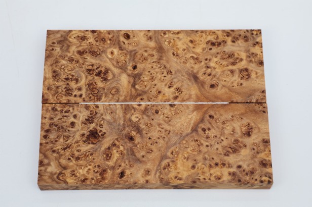 Wiąz Kaukaski Caucasian Elm czeczot burl stabilizowane drewno na rękojeść noża okładki drewniane stabilized wood for knifes