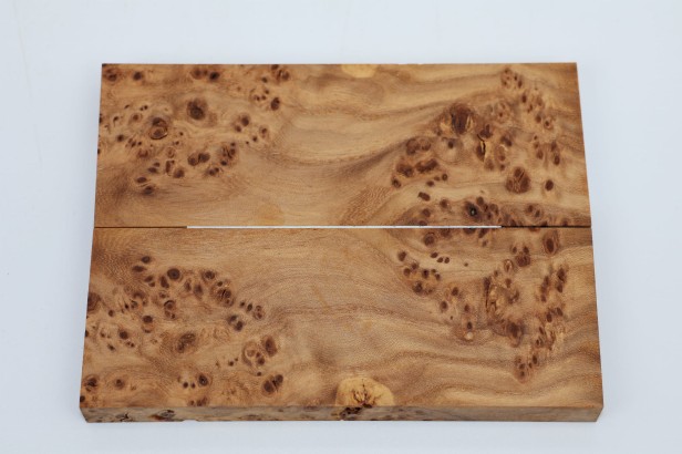 Wiąz Kaukaski Caucasian Elm czeczot burl stabilizowane drewno na rękojeść noża okładki drewniane stabilized wood for knifes
