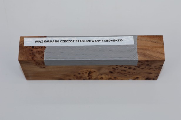 Wiąz Kaukaski Caucasian Elm czeczot burl stabilizowane drewno na rękojeść noża okładki drewniane stabilized wood for knifes