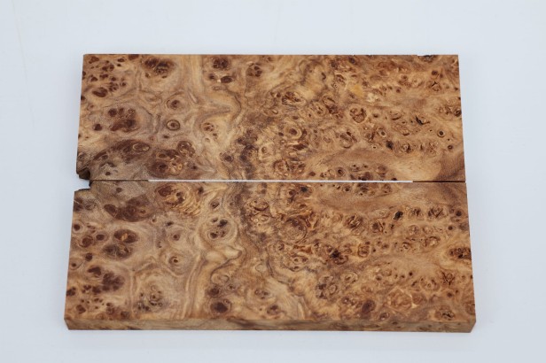 Wiąz Kaukaski Caucasian Elm czeczot burl stabilizowane drewno na rękojeść noża okładki drewniane stabilized wood for knifes