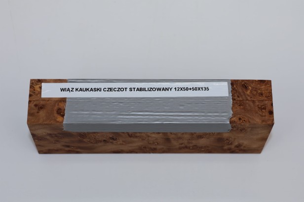 Wiąz Kaukaski Caucasian Elm czeczot burl stabilizowane drewno na rękojeść noża okładki drewniane stabilized wood for knifes