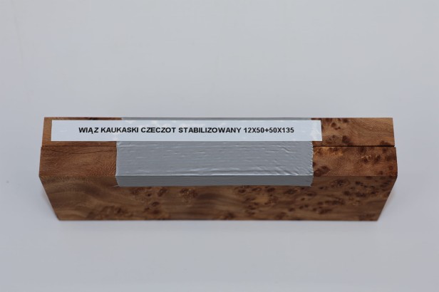 Wiąz Kaukaski Caucasian Elm czeczot burl stabilizowane drewno na rękojeść noża okładki drewniane stabilized wood for knifes