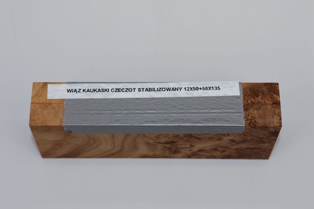 Wiąz Kaukaski Caucasian Elm czeczot burl stabilizowane drewno na rękojeść noża okładki drewniane stabilized wood for knifes
