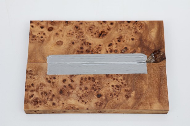 Wiąz Kaukaski Caucasian Elm czeczot burl stabilizowane drewno na rękojeść noża okładki drewniane stabilized wood for knifes