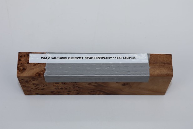 Wiąz Kaukaski Caucasian Elm czeczot burl stabilizowane drewno na rękojeść noża okładki drewniane stabilized wood for knifes