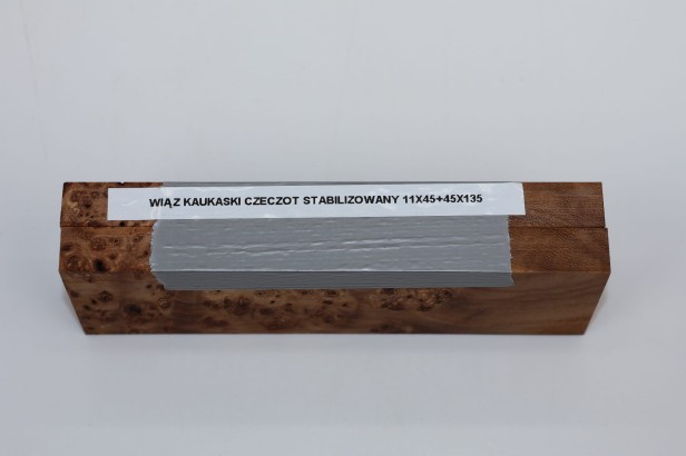 Wiąz Kaukaski Caucasian Elm czeczot burl stabilizowane drewno na rękojeść noża okładki drewniane stabilized wood for knifes