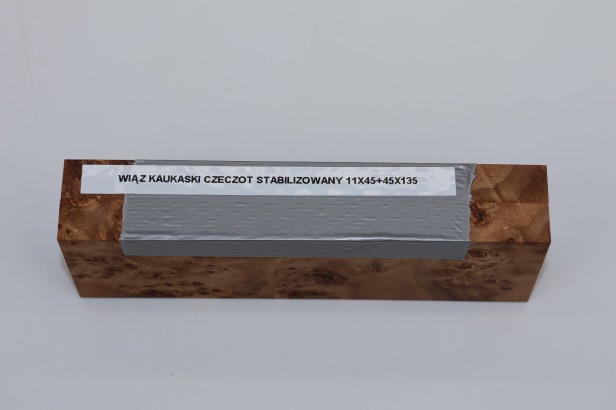 Wiąz Kaukaski Caucasian Elm czeczot burl stabilizowane drewno na rękojeść noża okładki drewniane stabilized wood for knifes