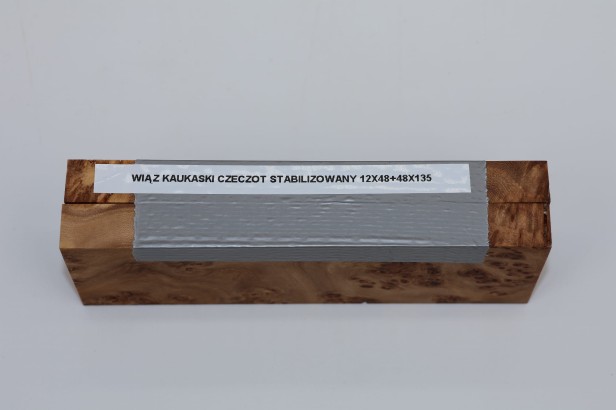 Wiąz Kaukaski Caucasian Elm czeczot burl stabilizowane drewno na rękojeść noża okładki drewniane stabilized wood for knifes