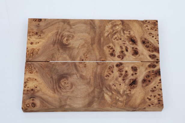 Wiąz Kaukaski Caucasian Elm czeczot burl stabilizowane drewno na rękojeść noża okładki drewniane stabilized wood for knifes