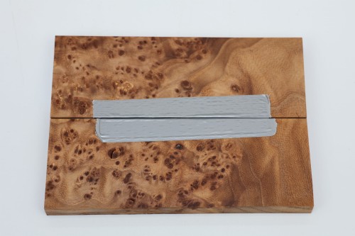 Wiąz Kaukaski Caucasian Elm czeczot burl stabilizowane drewno na rękojeść noża okładki drewniane stabilized wood for knifes